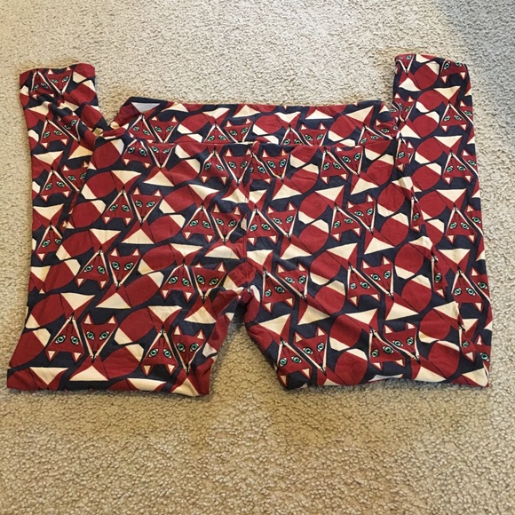Lularoe fox leggings - TC - Picture 1 of 4